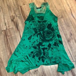 Rose tank top